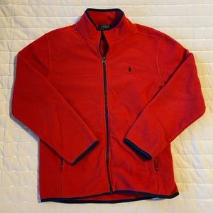 Fleece Polo zip up